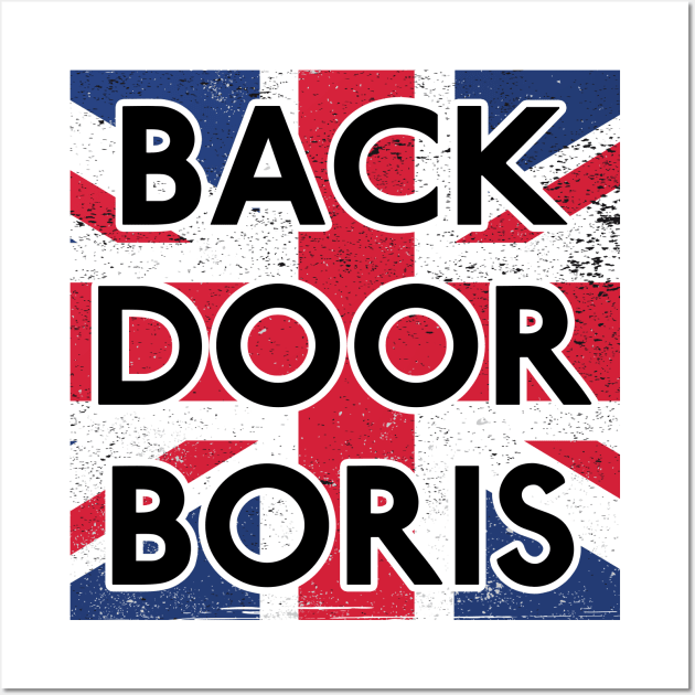 Back Door Boris Johnson Wall Art by CafePretzel